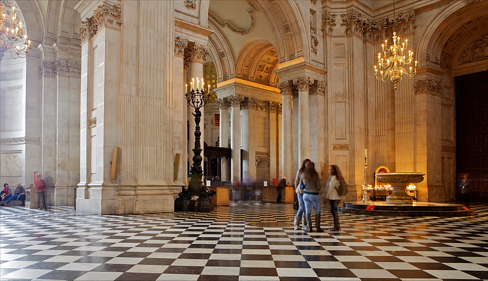 Inside St. Paul's Cathedral, London, England, United Kingdom, Europe