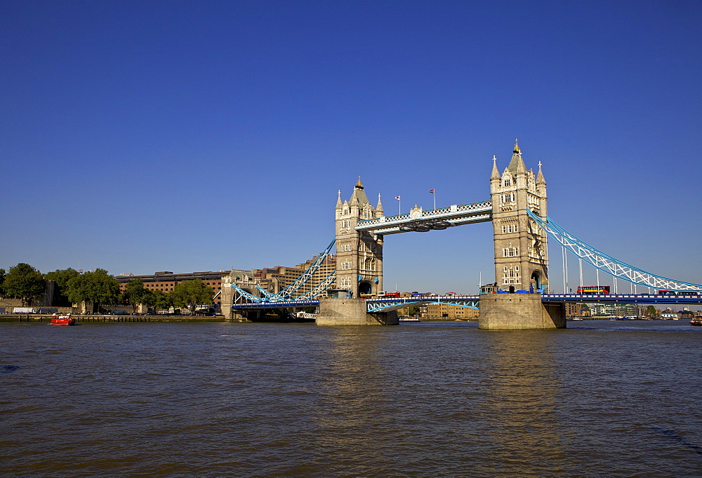 Tower Bridge and the River Thames, London, England United Kingdom, Europe