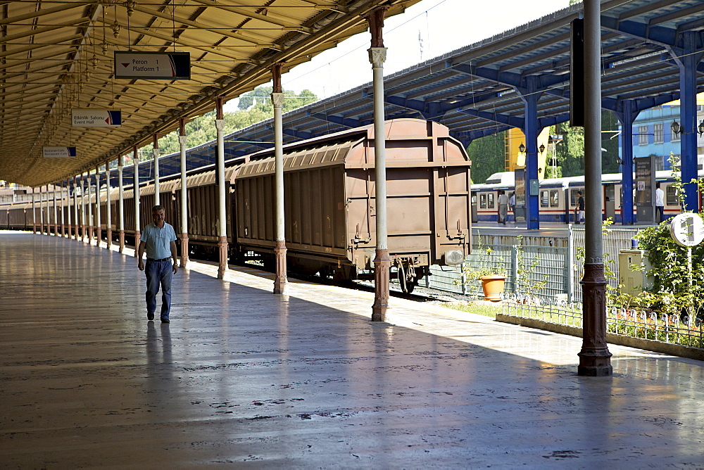 Sirkeci Gar (Central railway) railway station former terminal stop of the Orient Express, Istanbul, Turkey, Europe, Durasia