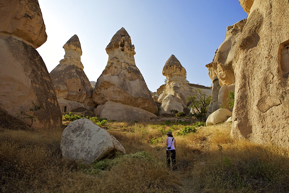 Fairy Chimneys, Cavusin, Cappadocia, Anatolia, Turkey, Asia Minor, Eurasia