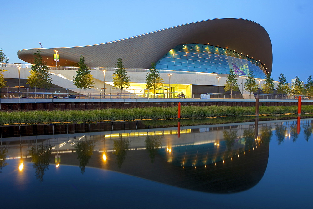 Aquatics Centre in the 2012 London Olympic Park, Stratford, London, England, United Kingdom, Europe