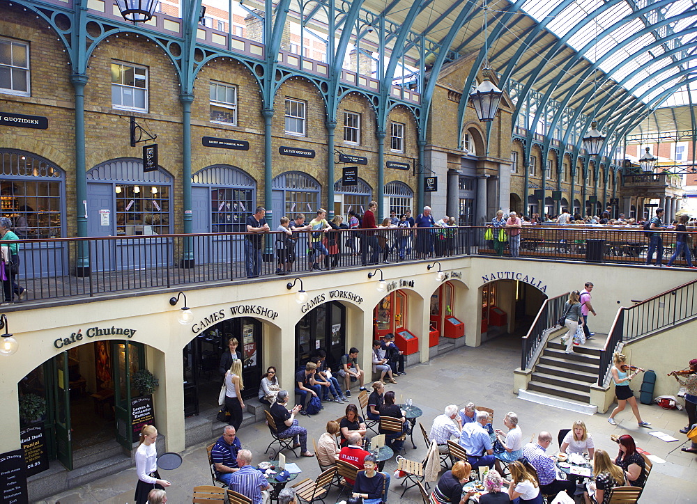 The interior of Covent Garden Market, London, England, United Kingdom, Europe