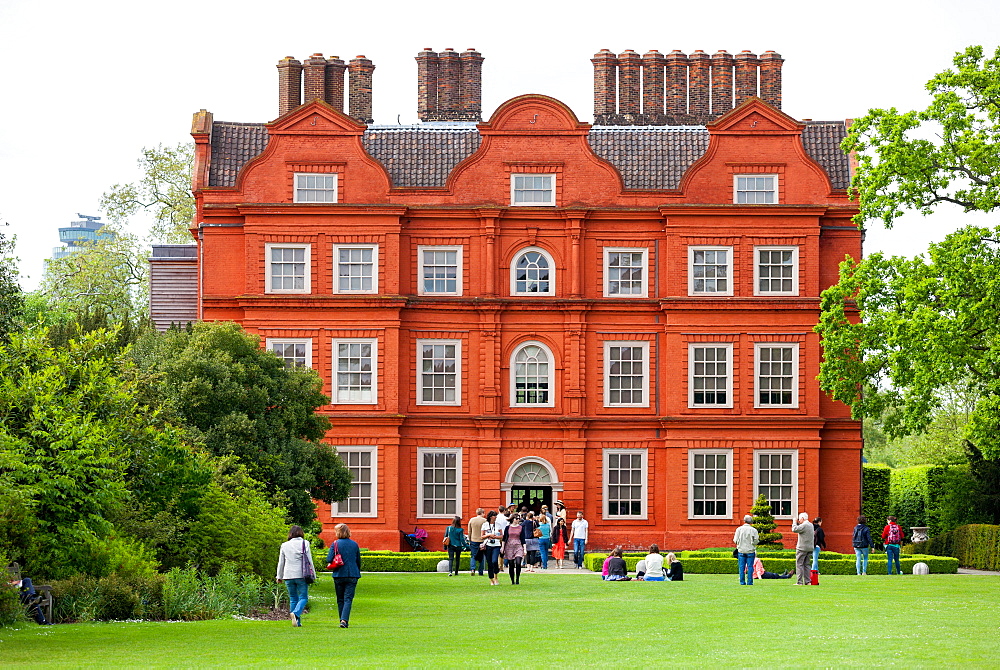 Kew Palace, also known as The Dutch House, a British Royal Palace in Kew Gardens, UNESCO World Heritage Site, Kew, Greater London, England, United Kingdom, Europe