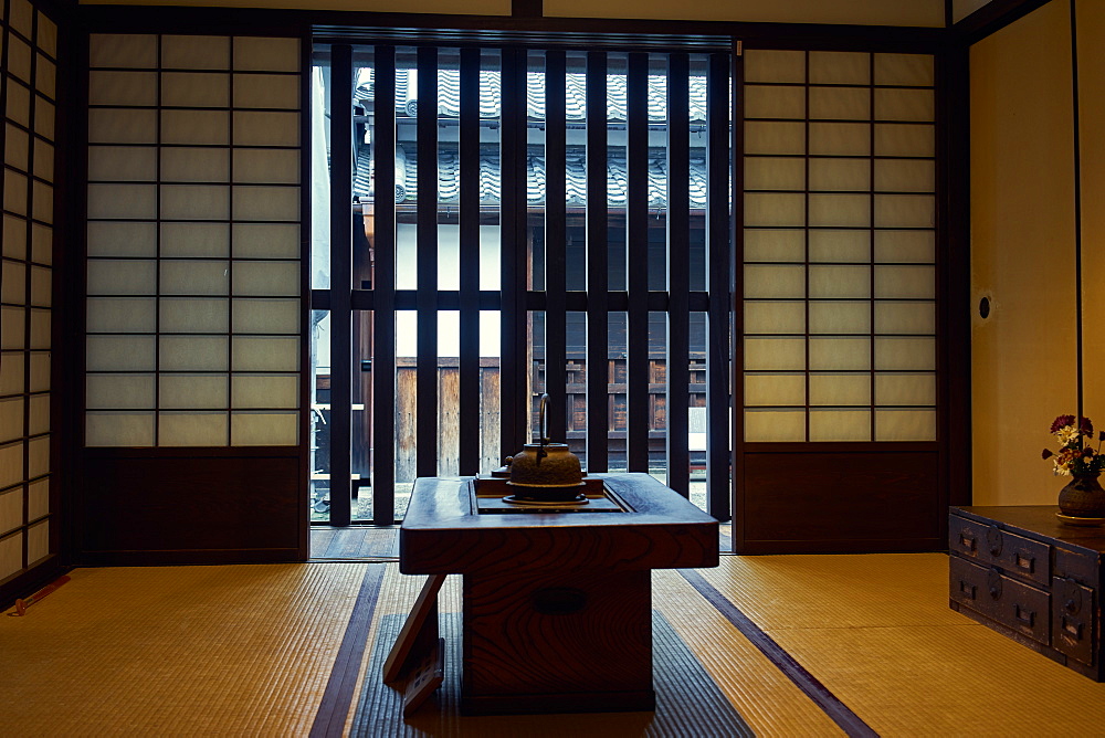 Koshi-no-Ie Residence (Naramachi Lattic House) is a former merchant home, now a public museum in Nara, Honshu, Japan, Asia