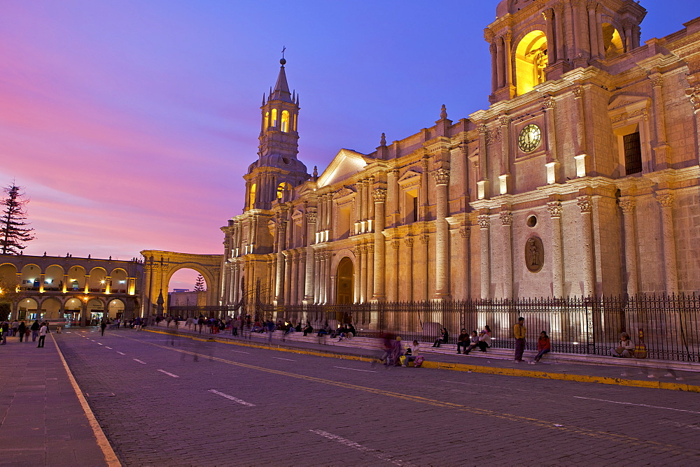 Arequipa Cathedral, Plaza de Armas, Arequipa, peru, peruvian, south america, south american, latin america, latin american South America