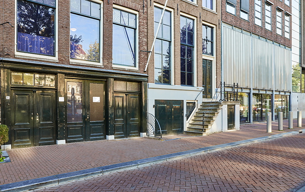 Anne Frank House and Museum in Amsterdam, North Holland, The Netherlands, Europe