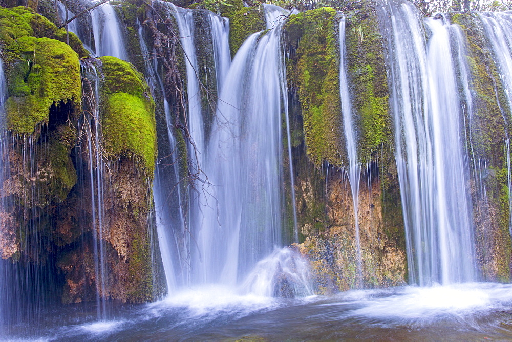 Waterfall, Arrow bamboo lakeFalls, Jiuzhaigou valley, Sichuan, China