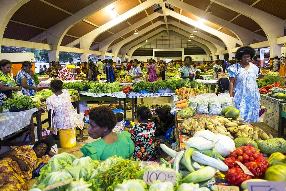 Port Vila Market, Efate Island. Vanuatu.