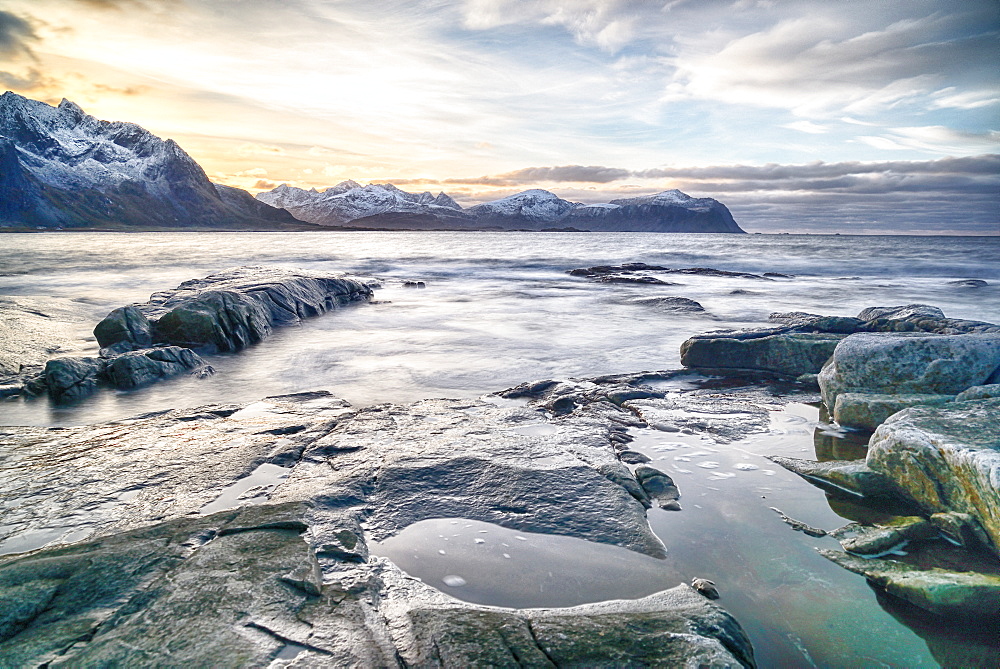 Shore of Lofoten Islands, Nordland, Norway