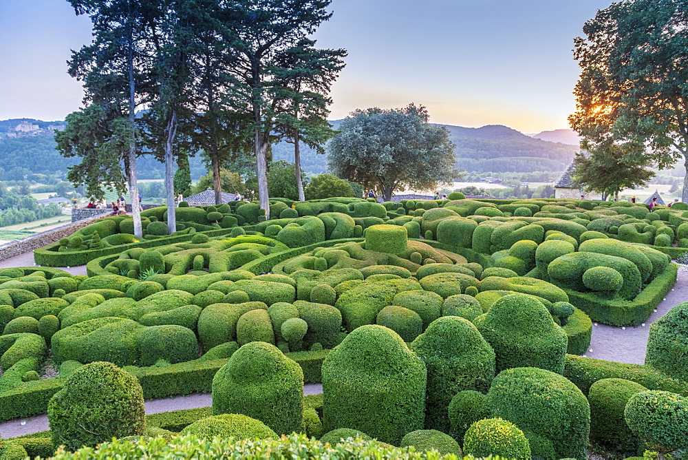 The gardens of Marqueyssac, Vézac, Dordogne, France