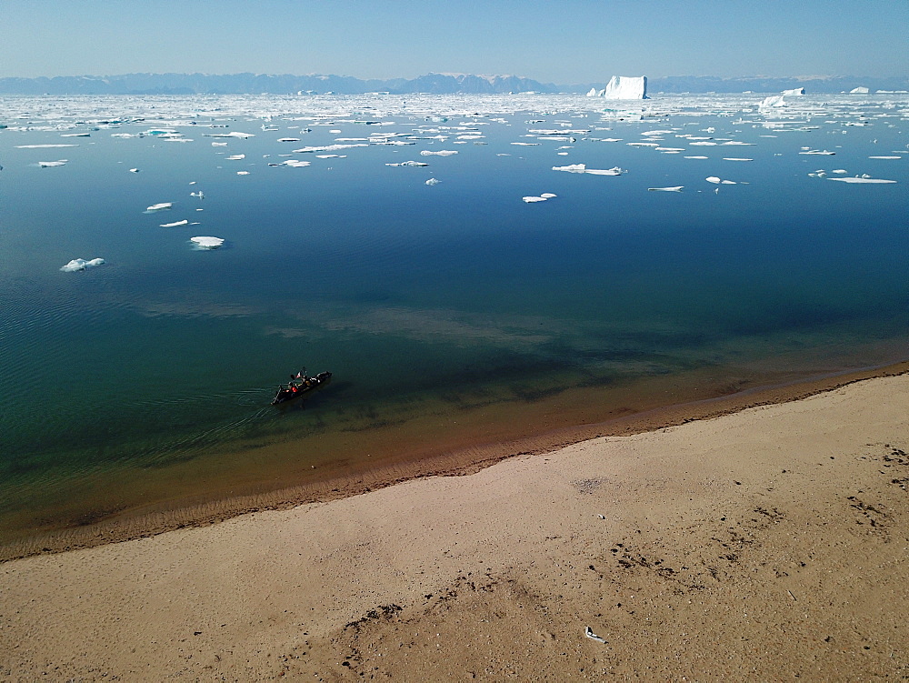 Kayaking in Scoresbysund, North East Greenland