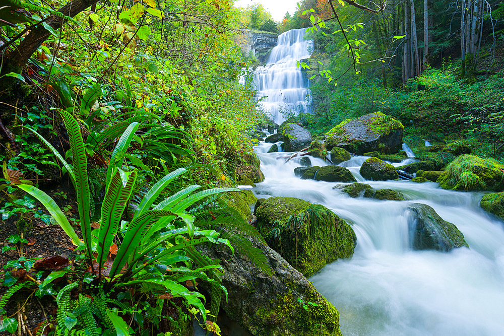 The Eventail, Herisson waterfalls, Jura, France