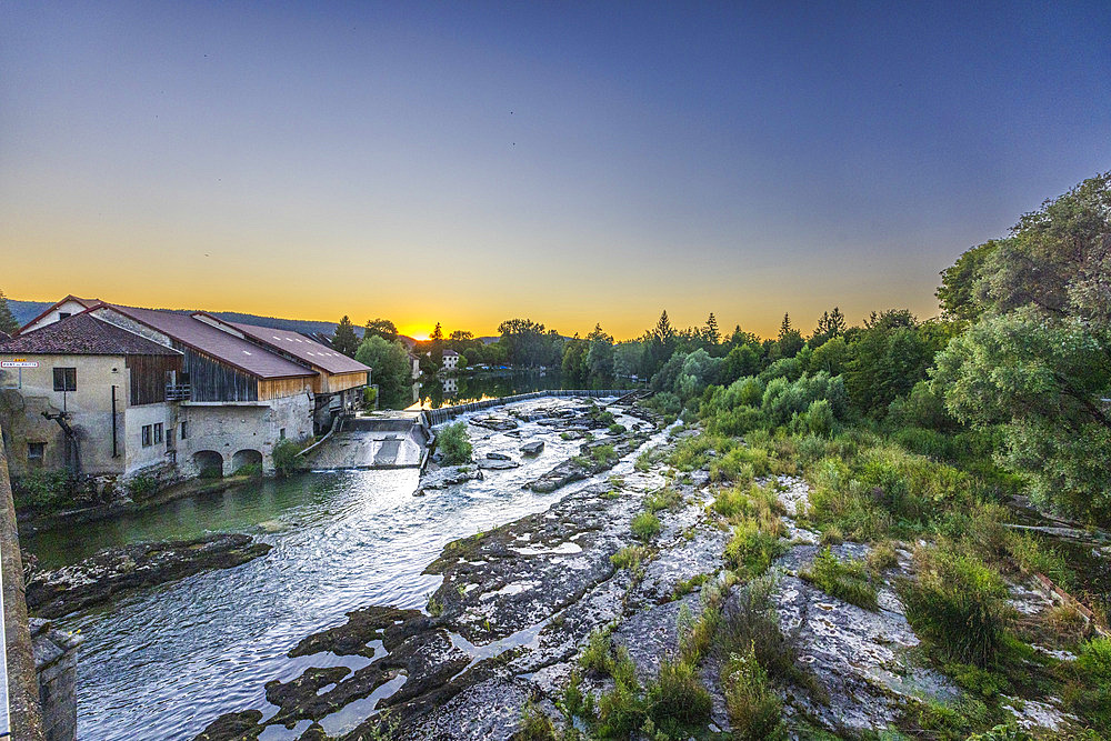 River Ain, Pont de Poitte, Jura, France