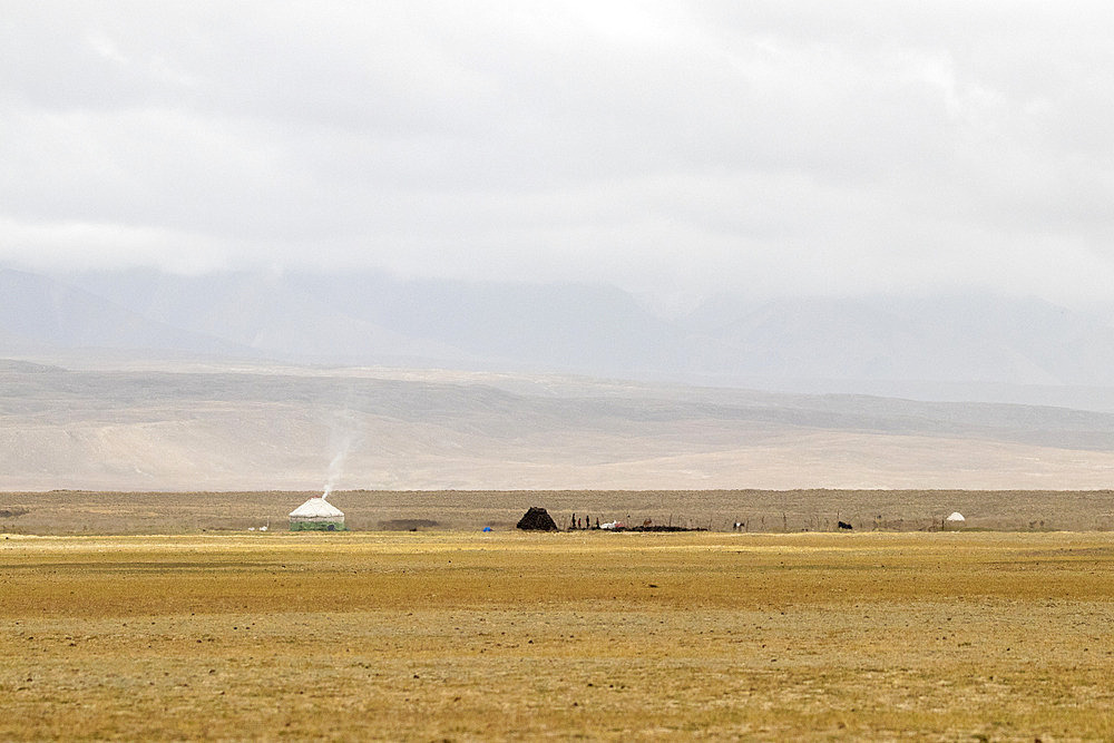 Yurt in the Ak-sai valley, At-bashi, Naryn, Kyrgyzstan