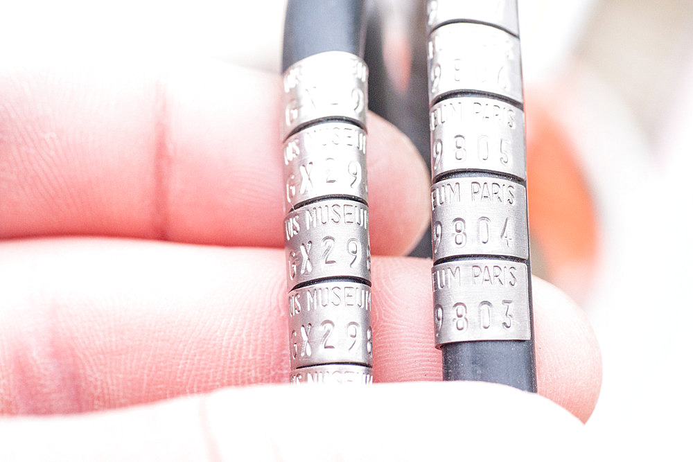 Rings used to tag small birds. Kerguelen Archipelago.