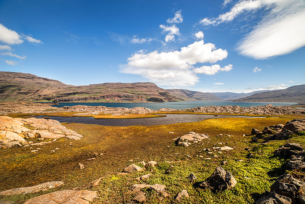 Lac Bontemps. Kerguelen Archipelago.