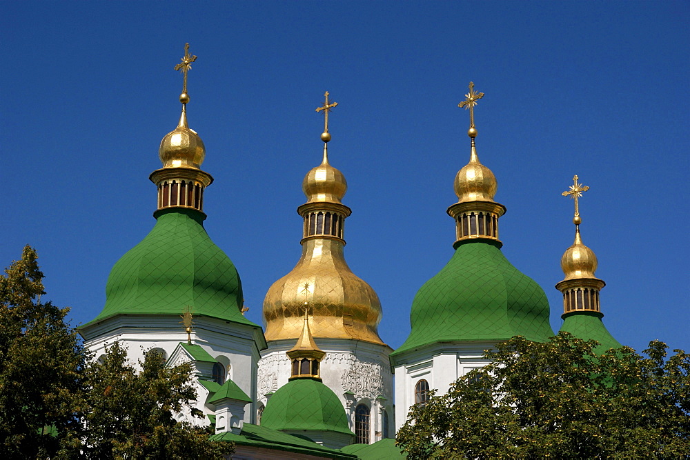 old historical cathedral St. Sophia Cathedral from beginning of 11 century since 1990 World Cultural Heritage