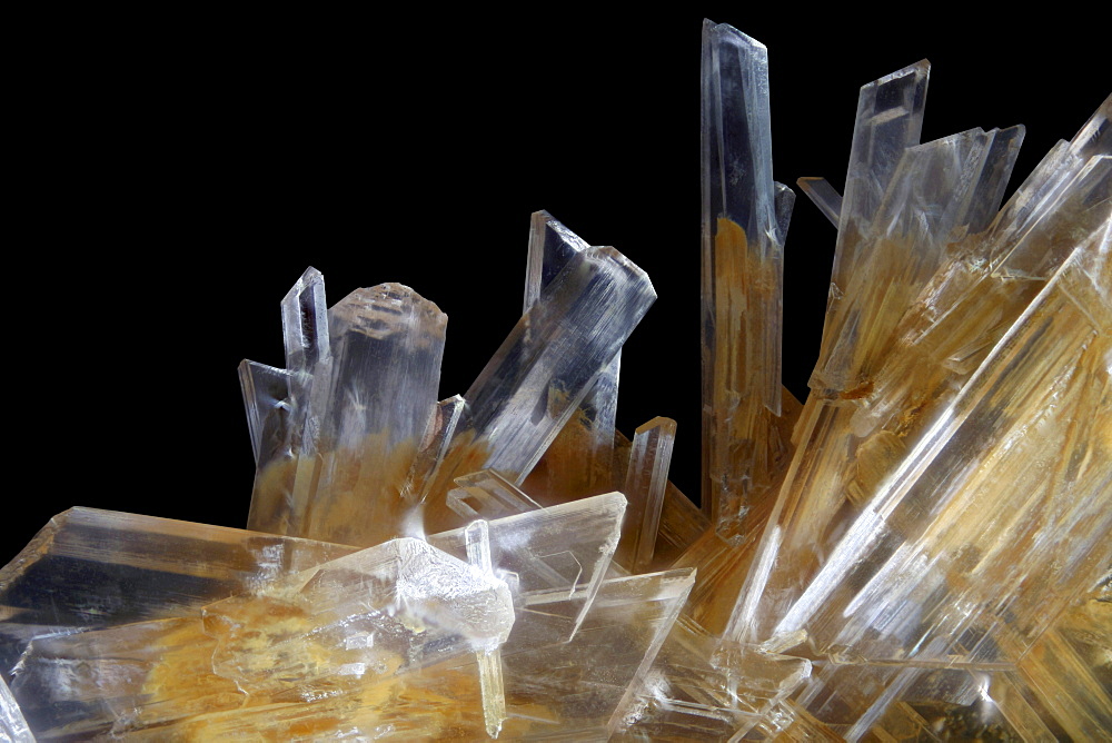 gypsum crystals cut out