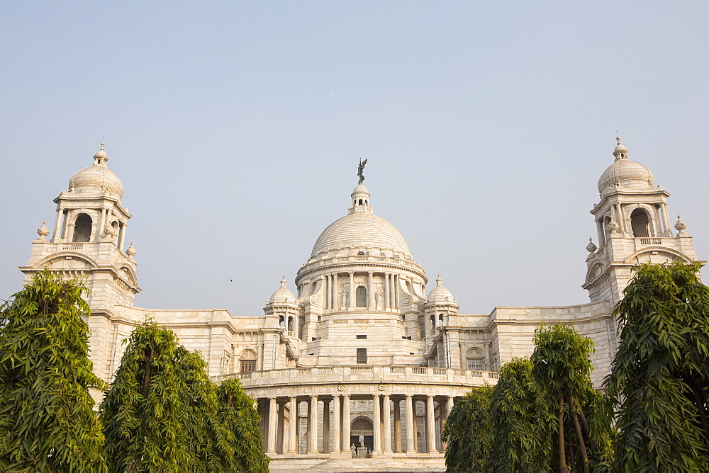 The Victoria Memorial Hall in Calcutta, Bengal, India, built to commemorate Queen Victoria.