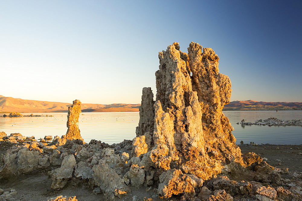 The famous tufa formations of Mono Lake, California, USA