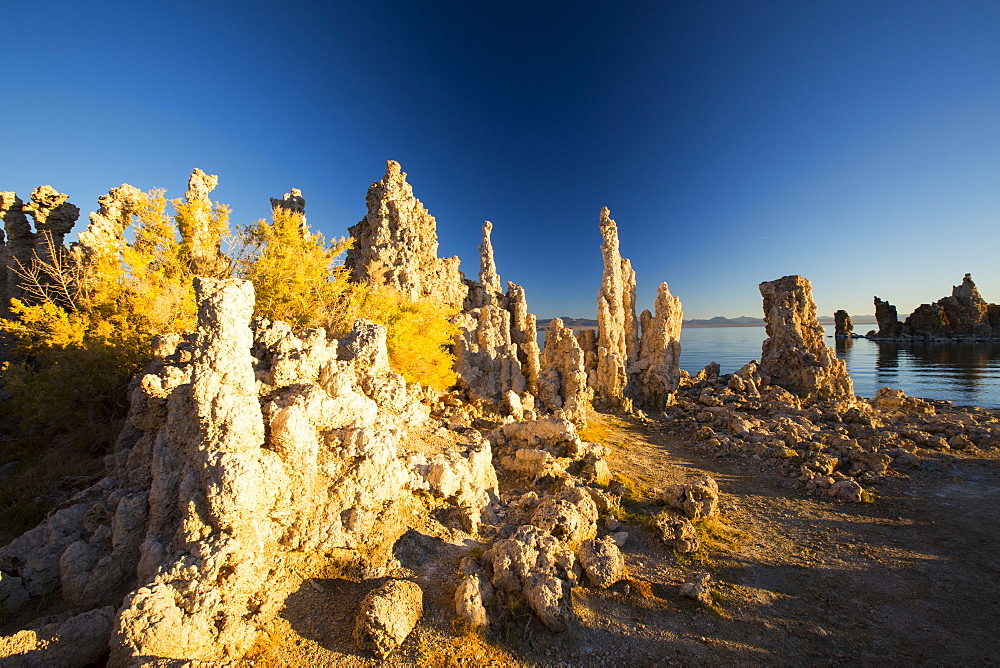 The famous tufa formations of Mono Lake, California, USA