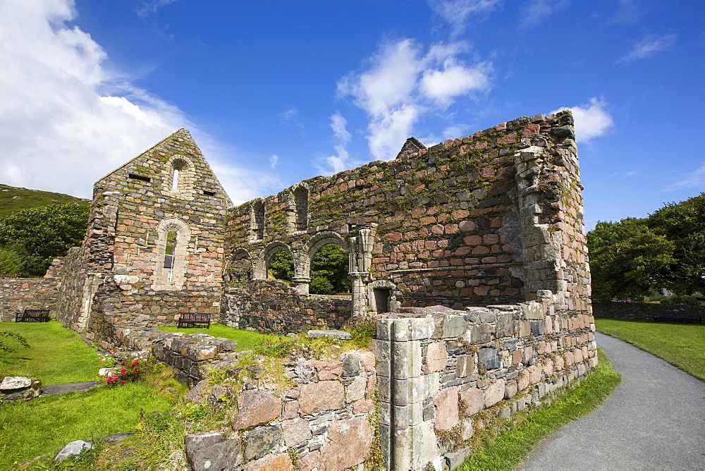 The Augustinian medieval nunnery on the Isle of iona, it is the oldest preserved nunnery in the British Isles, constructed around 1203.