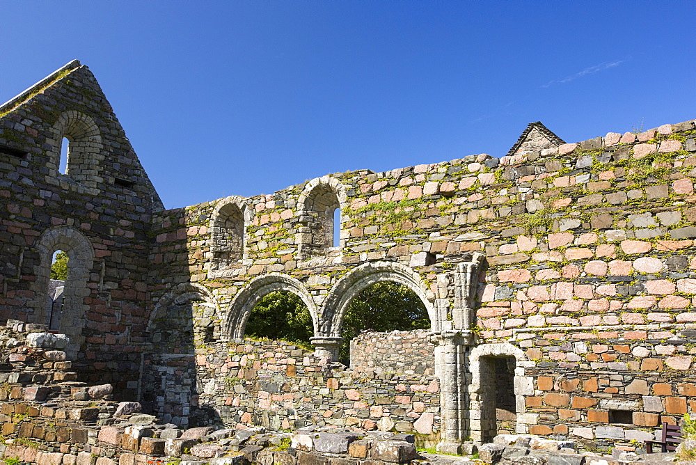 The Augustinian medieval nunnery on the Isle of iona, it is the oldest preserved nunnery in the British Isles, constructed around 1203.