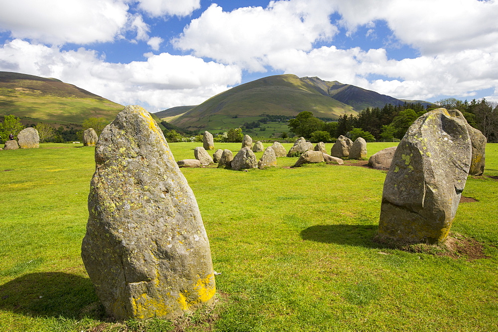 Castlerigg stone circle, near Keswick Lake District, UK.