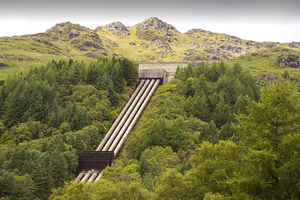 At 152 Mw the sloy Hydrop power station is the largest hydro power station in the UK, Loch Lomond, Scotland, UK.