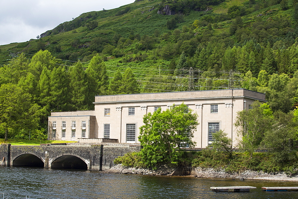 At 152 Mw the sloy Hydrop power station is the largest hydro power station in the UK, Loch Lomond, Scotland, UK.