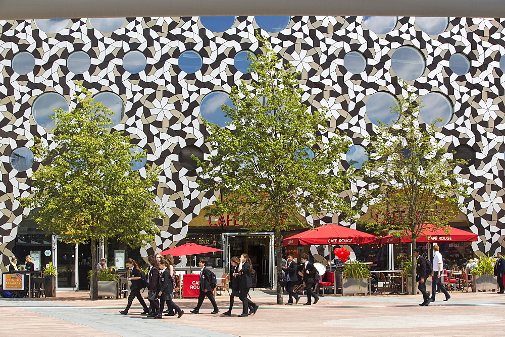 The Ravensbourne, College of Design and Communication, near the O2 Arena in  Greenwich, London, UK.