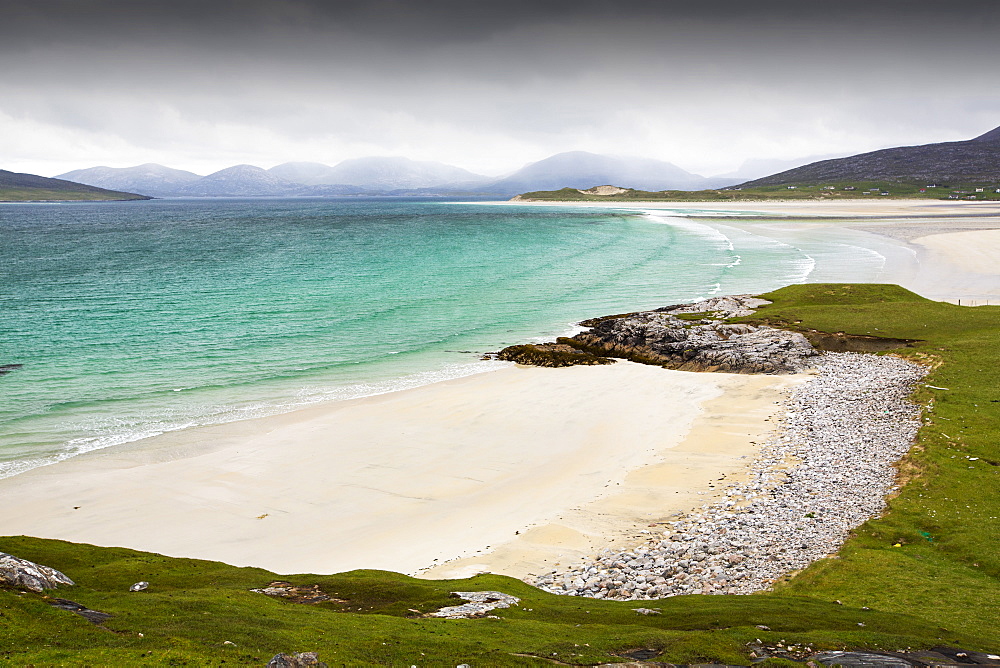 The famous Luskentyre Beach on the Isle of Harris, Outer Hebrides, Scotland, UK.