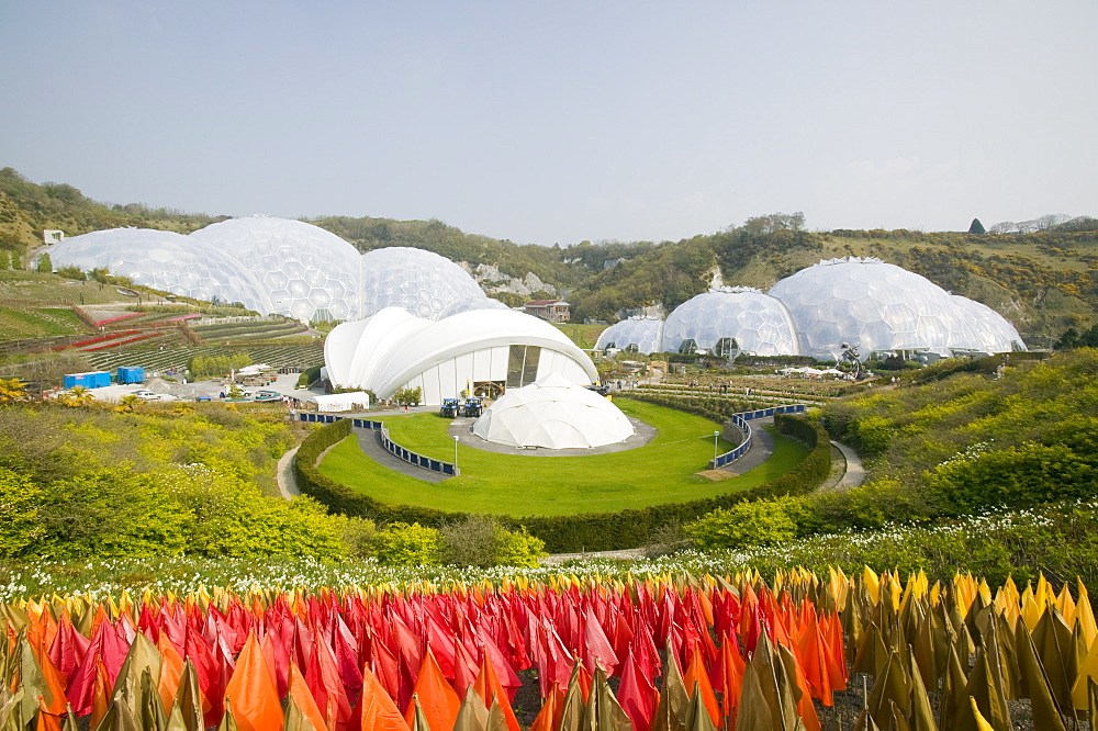 The Eden Project, St. Austell, Cornwall, England, United Kingdom, Europe