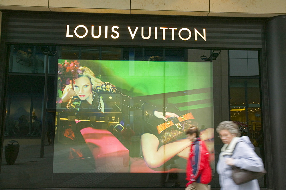 An Advert for Louis Vuitton in Manchester, England, United Kingdom, Europe