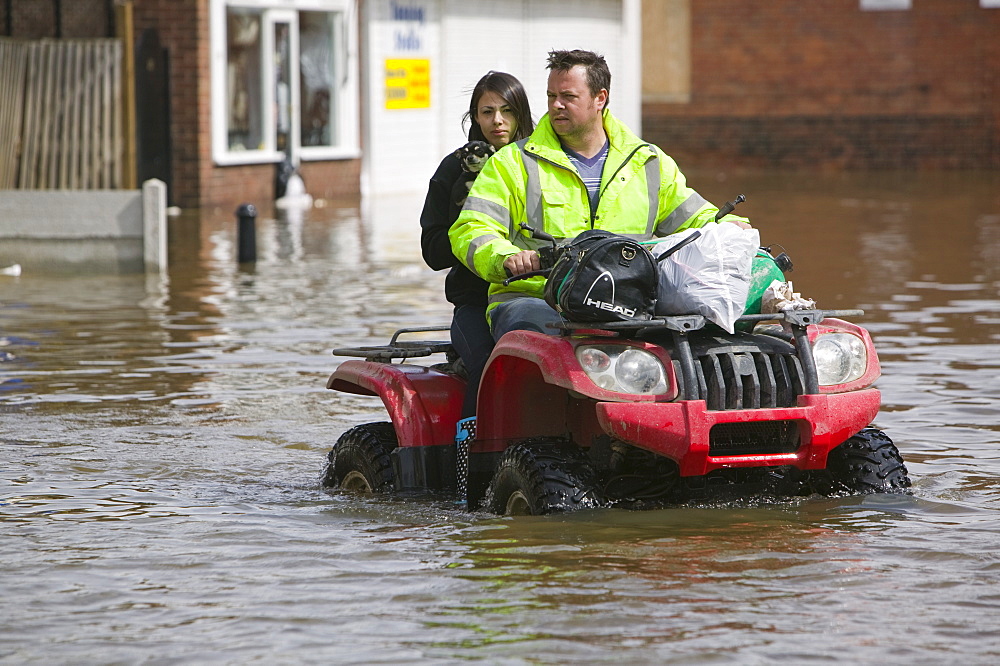 Unprecedented floods in 2007, Bentley, South Yorkshire, England, United Kingdom, Europe