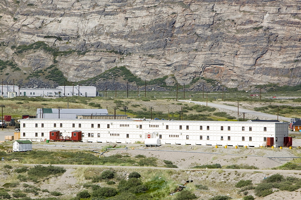 A hotel at Kangerlussuaq in Greenland, Polar Regions