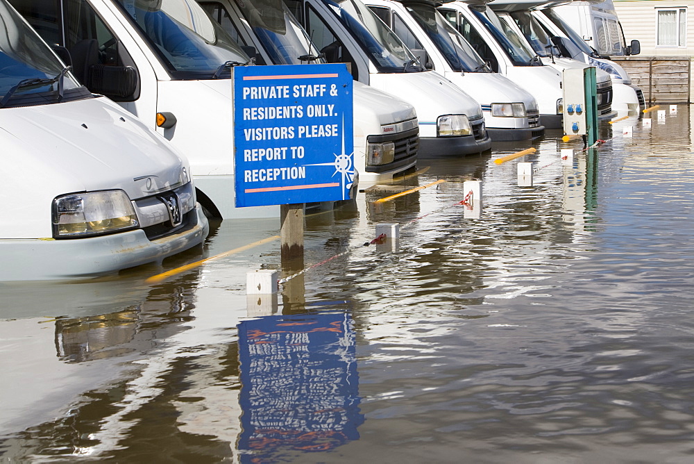 Floods of July 2007, Tewkesbury, Gloucestershire, England, United Kingdom, Europe