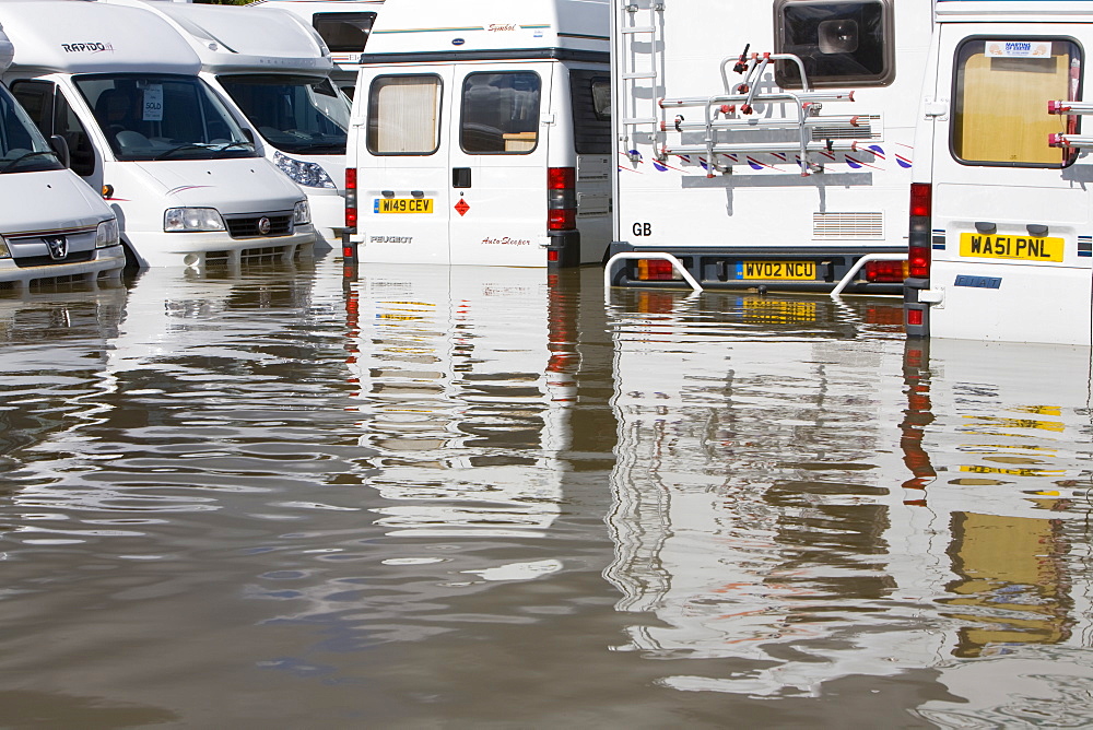 Floods of July 2007, Tewkesbury, Gloucestershire, England, United Kingdom, Europe