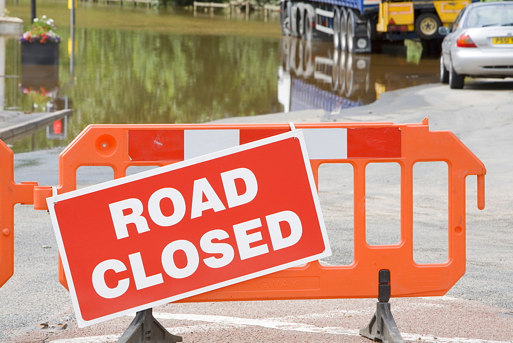 Floods of July 2007, Tewkesbury, Gloucestershire, England, United Kingdom, Europe