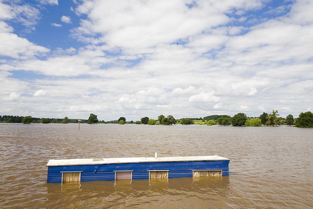 Floods of July 2007, Tewkesbury, Gloucestershire, England, United Kingdom, Europe