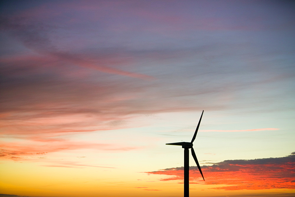 A windfarm at Camelford in Cornwall, England, United Kingdom, Europe