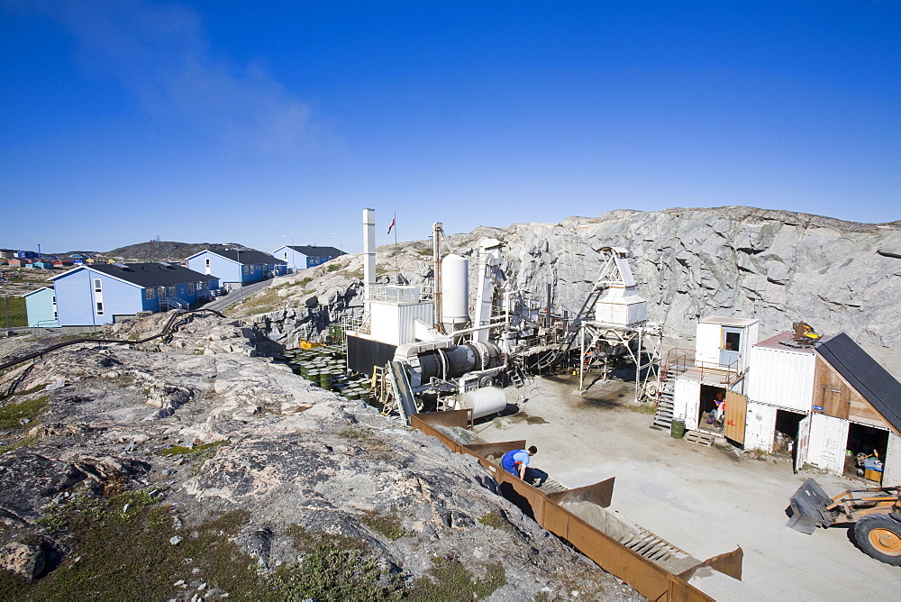 A small scale quarry in Ilulissat, Greenland, Polar Regions