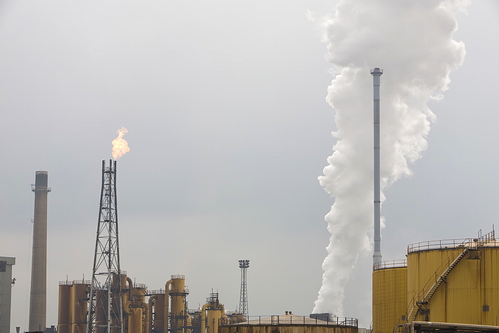 The steel plant at Redcar, formerly owned by Corus, now by SSI, Teesside, England, United Kingdom, Europe