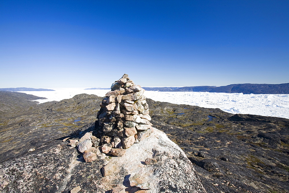 The Jacobshavn Glacier (Sermeq Kujalleq), Greenland, Polar Regions