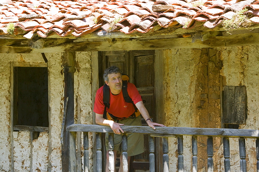 An abandoned village in the Picos de Europa in Northern Spain, Europe