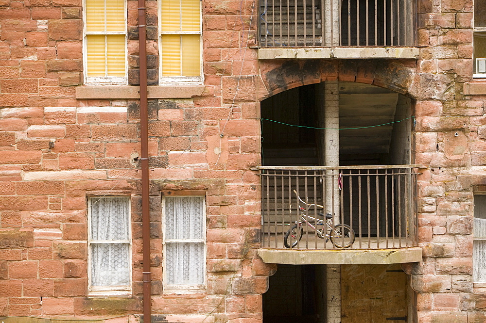 Tenement blocks on Barrow Island, Barrow in Furness, Cumbria, England, United Kingdom, Europe