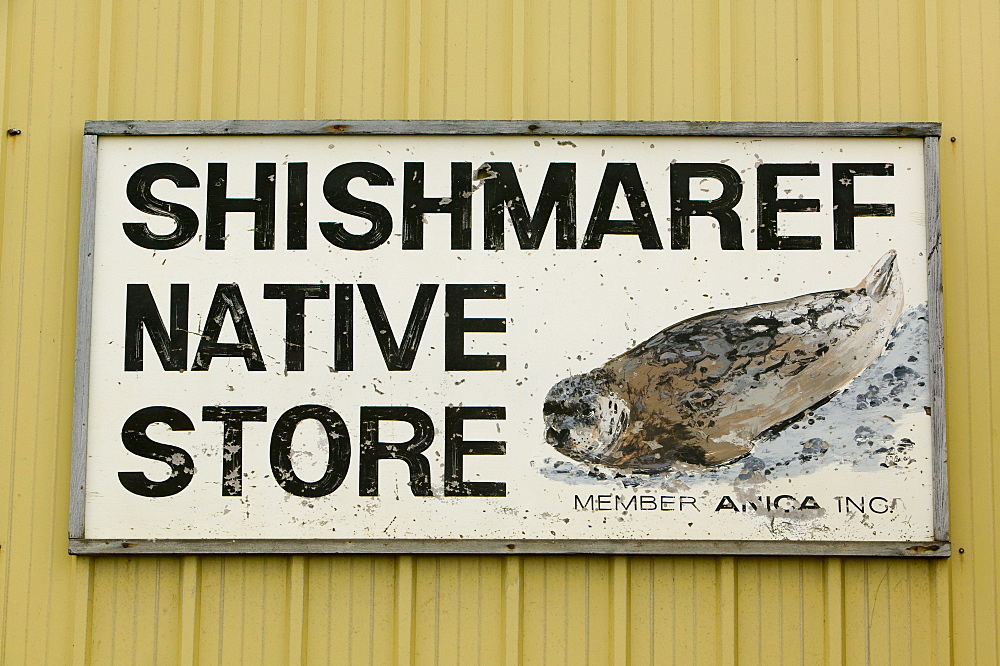 Shishmaref, a tiny island inhabited by around 600 Inuits, between Alaska and Siberia in the Chukchi Sea, United States of America, North America