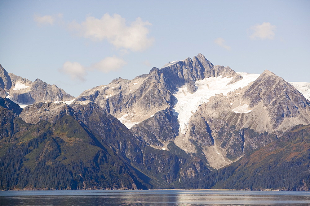 Coastal scenery in the Kenai Fjords National Park in Alaska, United States of America, North America