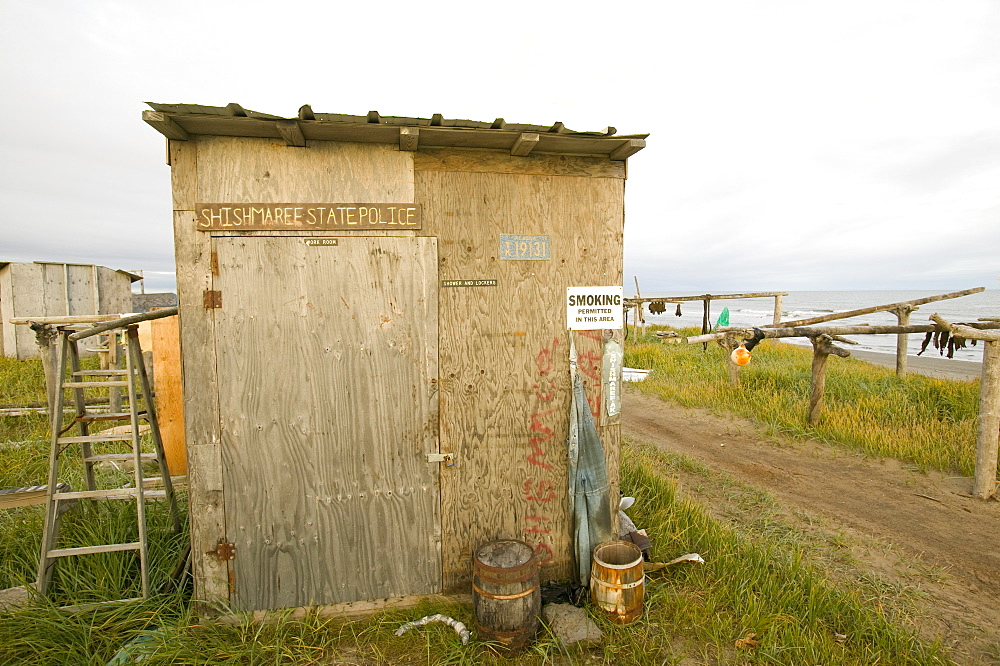 Shishmaref, a tiny island inhabited by around 600 Inuits, between Alaska and Siberia in the Chukchi Sea, United States of America, North America