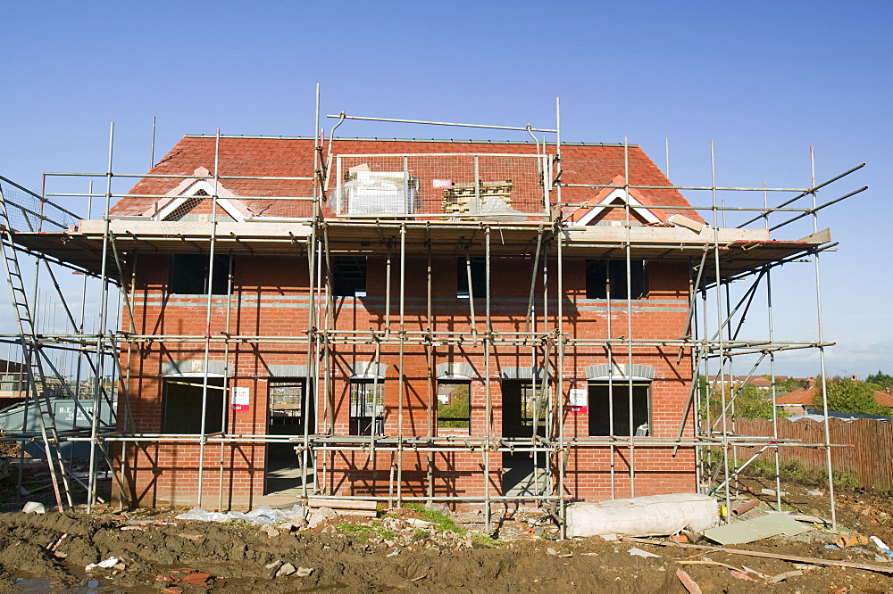 Building new houses in Carlisle, Cumbria, England, United Kingdom, Europe